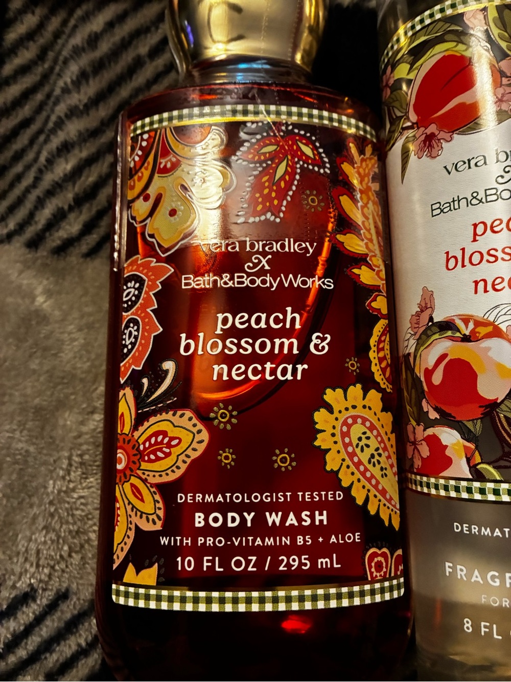 Vera Bradley Peach Blossom & Nectar Body Wash Trio in Peach, White & Pink 🍑 - Picture 2 of 3